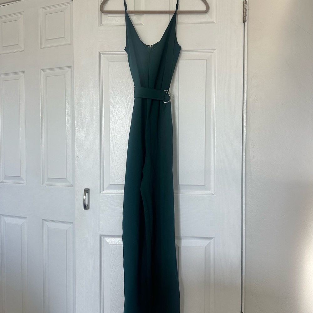 Aritzia Babaton Jameson Jumpsuit (Size 00) - Scarab Green